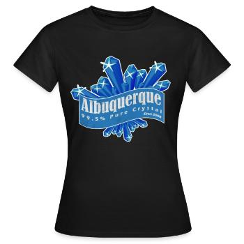 Albuquerque Coocking Classes Drogues Meth - T-shirt Femme - noir - Devant - AI Model Female 172 dark (172cm)