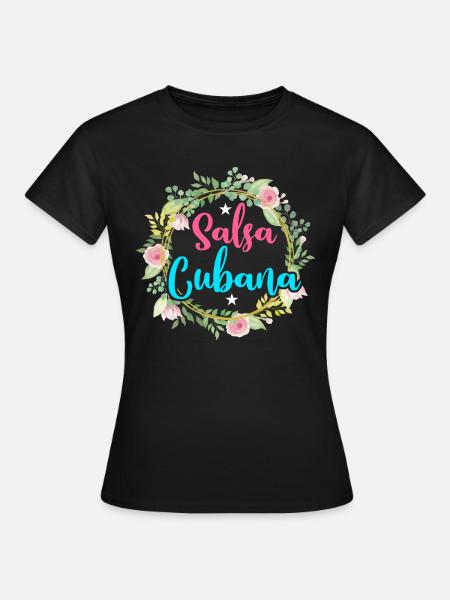 Salsa Cubana Cuba Cuba - T-shirt Femme - noir