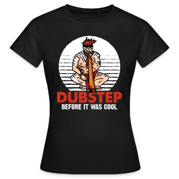 Didgeridoo Dubstep avant que ce soit cool - T-shirt Femme - noir - Devant - AI Model Female 172 dark (172cm)