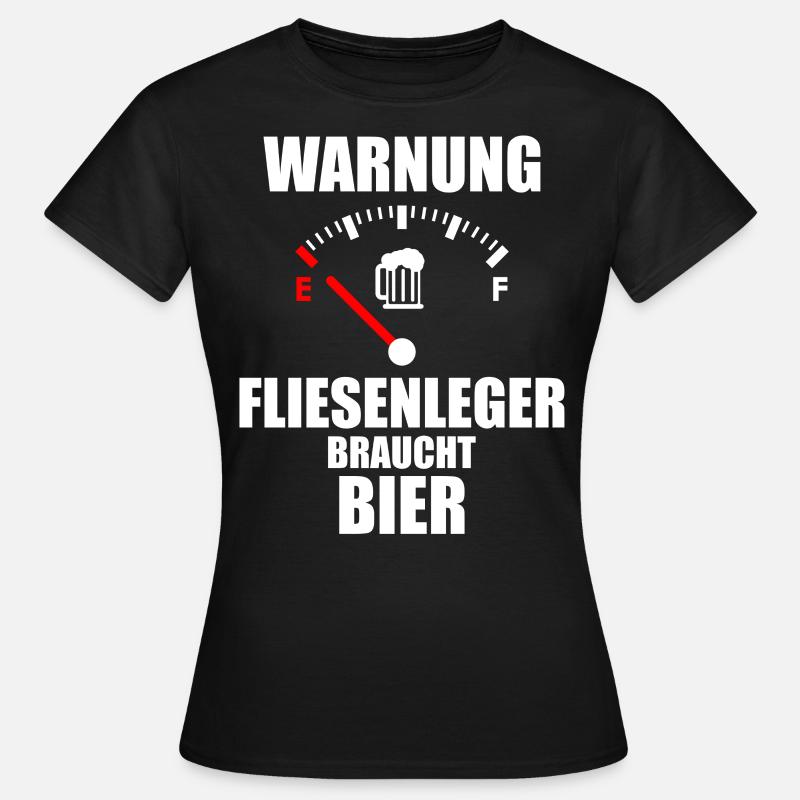 TILER Saying Beer - Women's T-Shirt - black