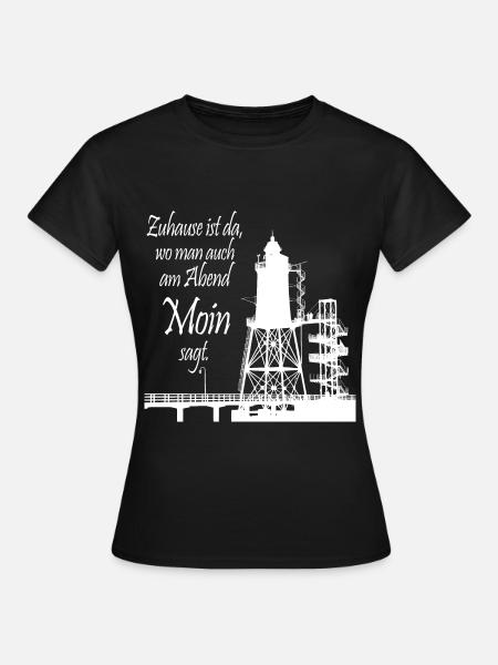 Zuhause - Frauen T-Shirt - Schwarz