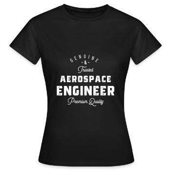 Luft- und Raumfahrtingenieur - Frauen T-Shirt - Schwarz - Vorne - AI Model Female 172 dark (172cm)