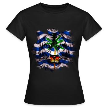 British Indian Ocean Territory - Women's T-Shirt - black - Front - AI Model Female 172 dark (172cm)