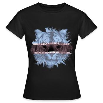 Botswana - Frauen T-Shirt - Schwarz - Vorne - AI Model Female 172 dark (172cm)