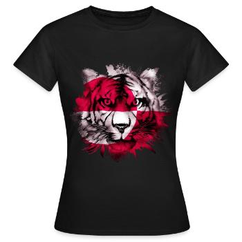 Groenland - T-shirt Femme - noir - Devant - AI Model Female 172 dark (172cm)
