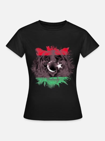 Libyen - Frauen T-Shirt - Schwarz