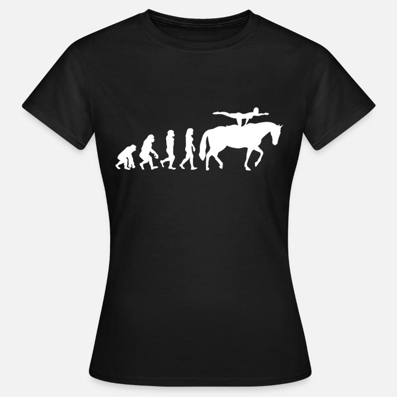 Voltage Equestrian Equestrian Volti Evolution Horse - Women's T-Shirt - black