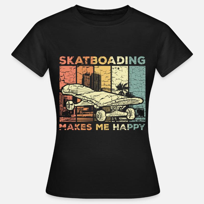 Skateboard skating - Women's T-Shirt - black