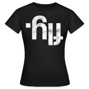 fly - Women's T-Shirt - black - Front - AI Model Female 172 dark (172cm)
