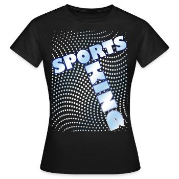 Sports - Women's T-Shirt - black - Front - AI Model Female 172 dark (172cm)