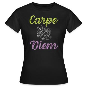 Citation Dicton Conscience Motivation Sagesse - T-shirt Femme - noir - Devant - AI Model Female 172 dark (172cm)