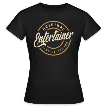 Performance - Artiste original - T-shirt Femme - noir - Devant - AI Model Female 172 dark (172cm)