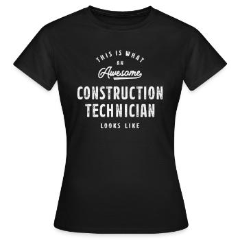 Toller Bautechniker - Frauen T-Shirt - Schwarz - Vorne - AI Model Female 172 dark (172cm)