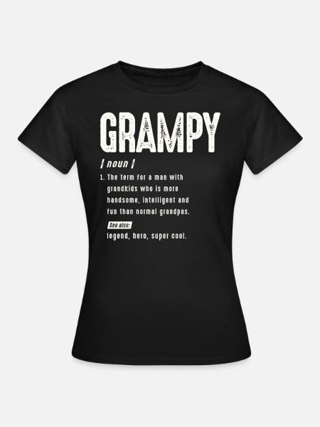 Großeltern - Grampy Definition - Frauen T-Shirt - Schwarz