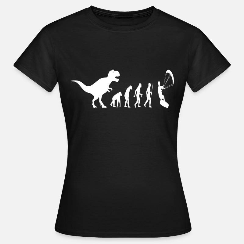 Evolution du kitesurf en kitesurf avec T-Rex 2 - T-shirt Femme - noir