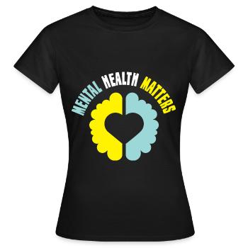 Yoga de méditation auto-guérisseur - T-shirt Femme - noir - Devant - AI Model Female 172 dark (172cm)