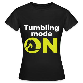 Gymnastik Turnen Barren Trampolin Ringe Turner - Frauen T-Shirt - Schwarz - Vorne - AI Model Female 172 dark (172cm)