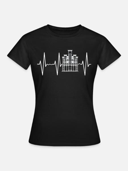 Organist Orgelspieler Orgelmusik Orgelmusiker - Frauen T-Shirt - Schwarz