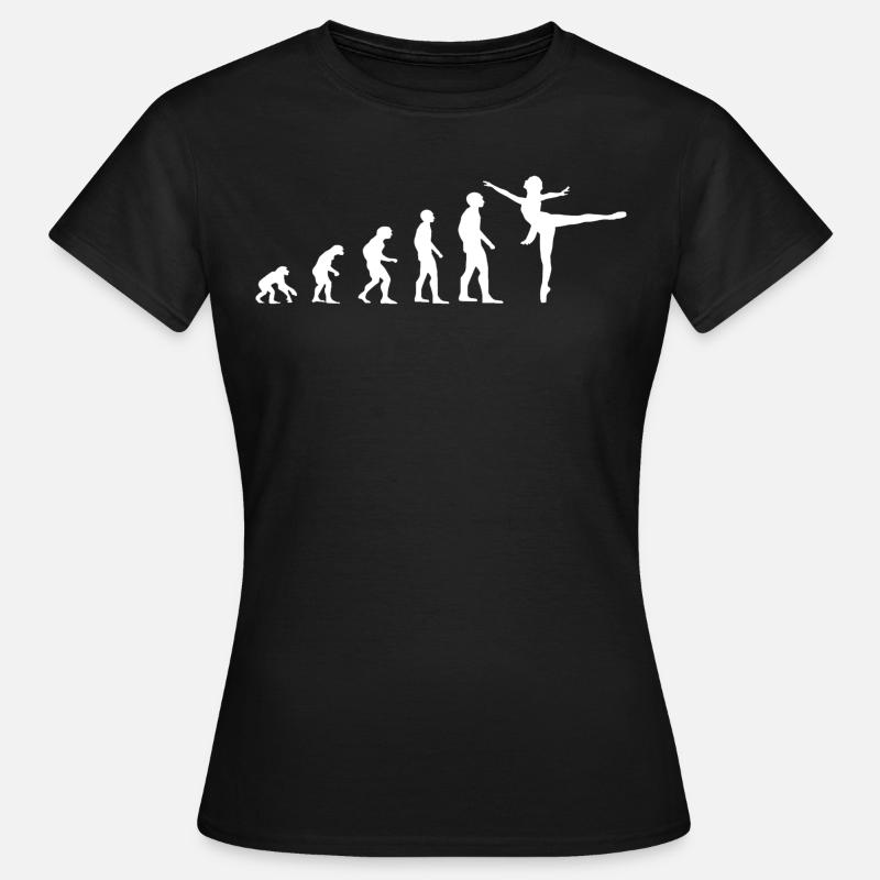 Ballet dancer dancing dance evolution ballet - Women's T-Shirt - black
