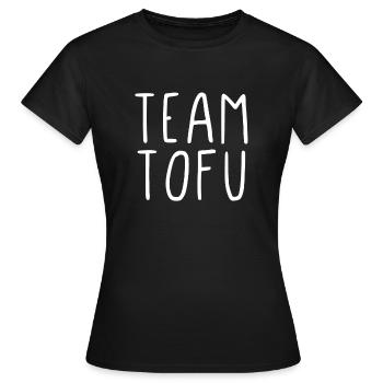 Équipe tofu - T-shirt Femme - noir - Devant - AI Model Female 172 dark (172cm)