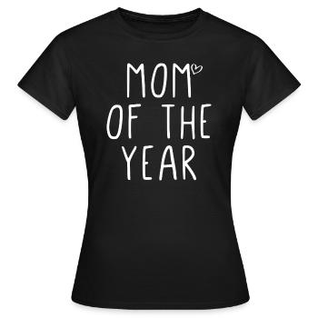 Maman de l’année - T-shirt Femme - noir - Devant - AI Model Female 172 dark (172cm)