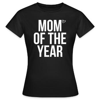 Maman de l’année - T-shirt Femme - noir - Devant - AI Model Female 172 dark (172cm)