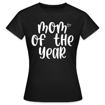 Maman de l’année - T-shirt Femme - noir - Devant - AI Model Female 172 dark (172cm)