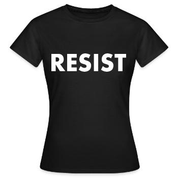 Resist - T-shirt Femme - noir - Devant - AI Model Female 172 dark (172cm)
