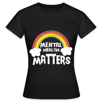 Yoga de méditation auto-guérisseur - T-shirt Femme - noir - Devant - AI Model Female 172 dark (172cm)