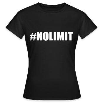 No limit - Frauen T-Shirt - Schwarz - Vorne - AI Model Female 172 dark (172cm)