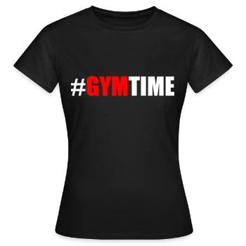 Gym - T-shirt Femme - noir - Devant - AI Model Female 172 dark (172cm)