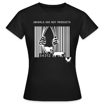 Activiste du bien-être animal - T-shirt Femme - noir - Devant - AI Model Female 172 dark (172cm)