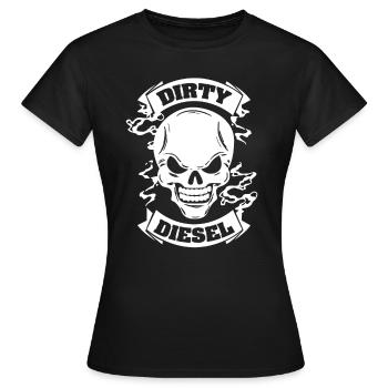 Anti-diesel - T-shirt Femme - noir - Devant - AI Model Female 172 dark (172cm)
