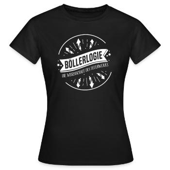 Silvester Böller Böllern Geschenk Pyrotechniker - Frauen T-Shirt - Schwarz - Vorne - AI Model Female 172 dark (172cm)