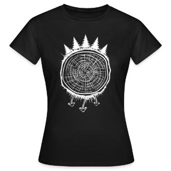 Forester Gift Forester - Women's T-Shirt - black - Front - AI Model Female 172 dark (172cm)
