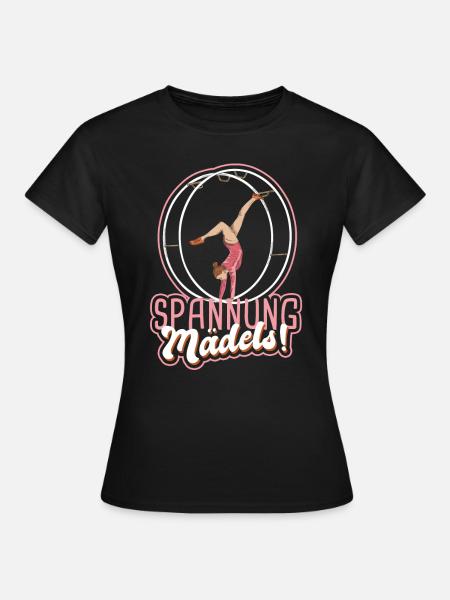 Rhönradturnen Mädchen Rhönradturnerin Rhönrad - Frauen T-Shirt - Schwarz