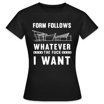 architecture - T-shirt Femme - noir - Devant - AI Model Female 172 dark (172cm)