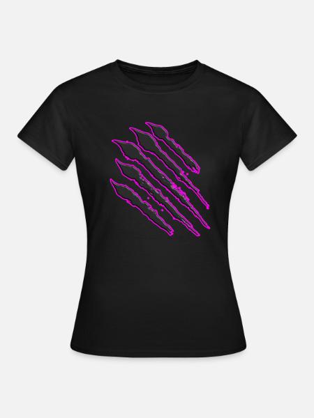 Scratch Monster Scratch Bear's Paw - T-shirt Femme - noir
