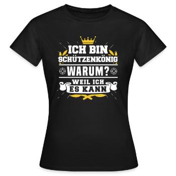 Schützenfest 2020 - Frauen T-Shirt - Schwarz - Vorne - AI Model Female 172 dark (172cm)