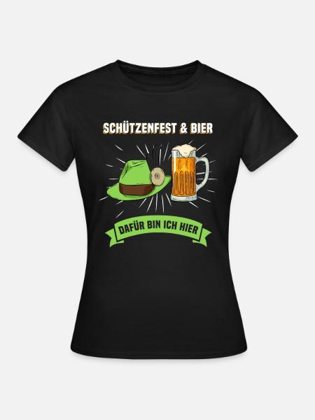 Schützenfest - Frauen T-Shirt - Schwarz