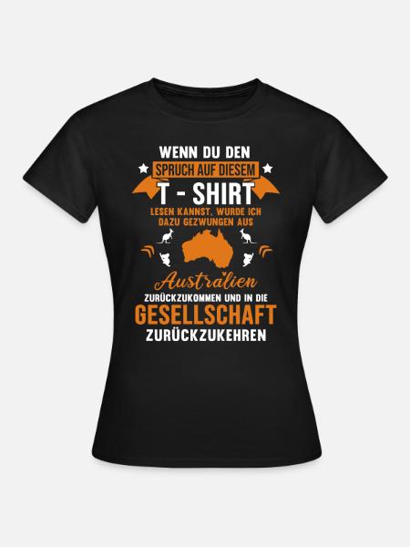 Australien - Frauen T-Shirt - Schwarz