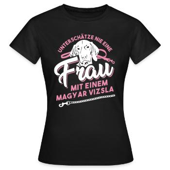 Magyar Vizsla - Frauen T-Shirt - Schwarz - Vorne - AI Model Female 172 dark (172cm)