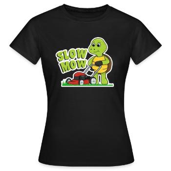 Coupez la pelouse - T-shirt Femme - noir - Devant - AI Model Female 172 dark (172cm)
