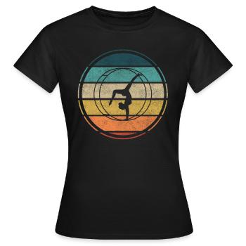 Rhönrad Design für eine Rhönrad Expertin - Frauen T-Shirt - Schwarz - Vorne - AI Model Female 172 dark (172cm)