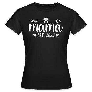 Geschenkidee für Muttertag Mama 2025 - Frauen T-Shirt - Schwarz - Vorne - AI Model Female 172 dark (172cm)