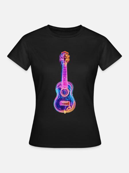 Ukulele - Women's T-Shirt - black