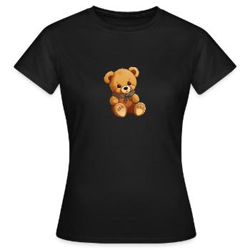 Teddy - Women's T-Shirt - black - Front - AI Model Female 172 dark (172cm)