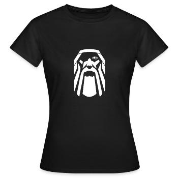 Odin - Frauen T-Shirt - Schwarz - Vorne - AI Model Female 172 dark (172cm)