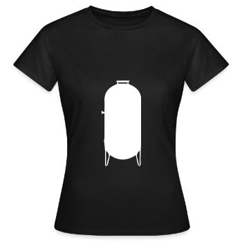 BBQ Grill SMOKER - Frauen T-Shirt - Schwarz - Vorne - AI Model Female 172 dark (172cm)