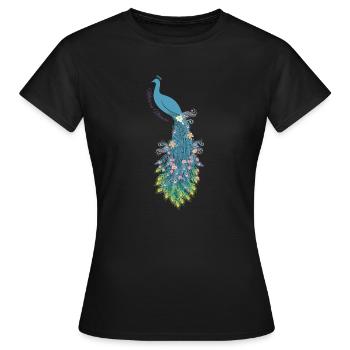 modern nature - Frauen T-Shirt - Schwarz - Vorne - AI Model Female 172 dark (172cm)